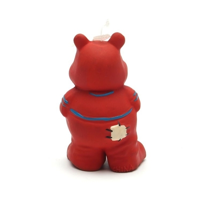 Eye Catching Latex Pet Toys Red Hippo Pet Rubber Duck Dog Toy Eco-Friendly
