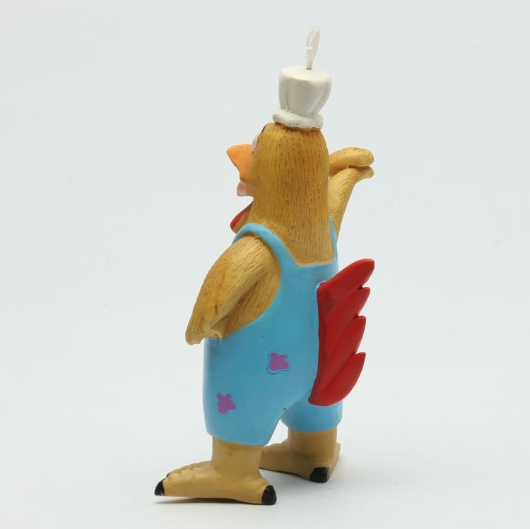Colorful Rooster  Latex Pet Toys / Adorable Squeaky Rubber Chicken Dog Toy