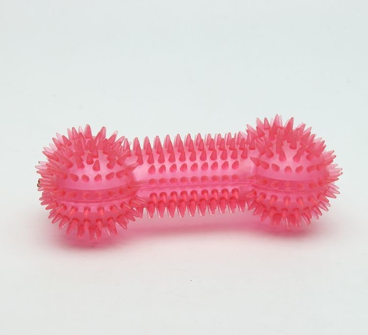 Customize Pink Plastic Toy Dog Bones ODM Service BSCI Certification