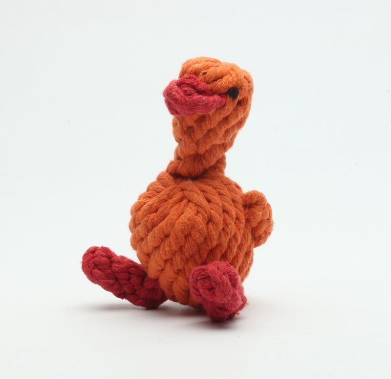 Cute Duck  Durable Pet Toys  Rope Toys For Puppies Unique Design 84g Weight