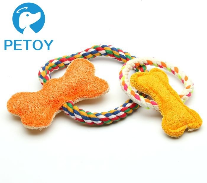 Professional Latext Nylon Rope Dog Toy Non - Toxic Material For Small Dogs