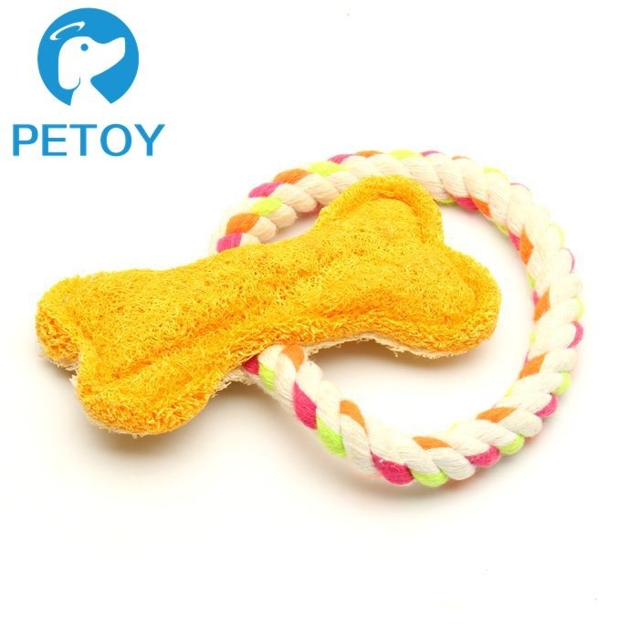 Professional Latext Nylon Rope Dog Toy Non - Toxic Material For Small Dogs