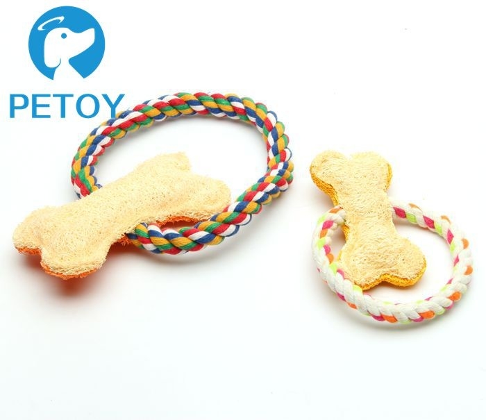 Professional Latext Nylon Rope Dog Toy Non - Toxic Material For Small Dogs
