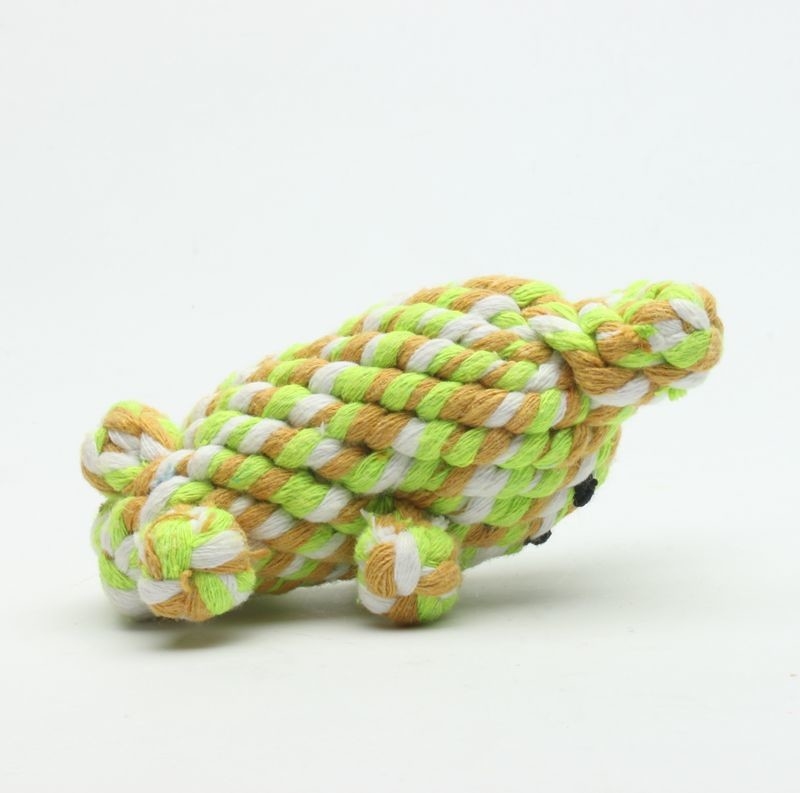 Professional Lovely Rope Bear Dog Toy  Bright Color  BSCI Certification