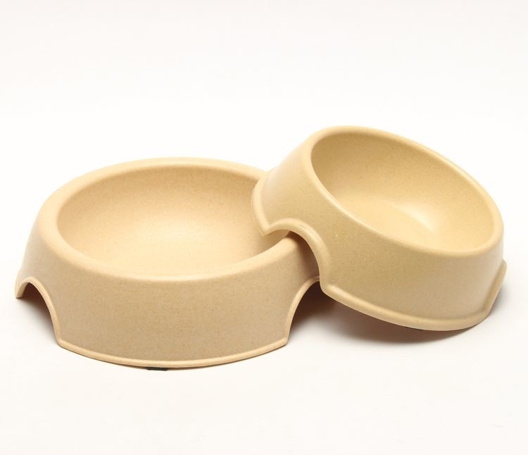 Eco - Friendly Bamboo Pet Products Bowl / Custom Dogs Cat Feeding Bowls