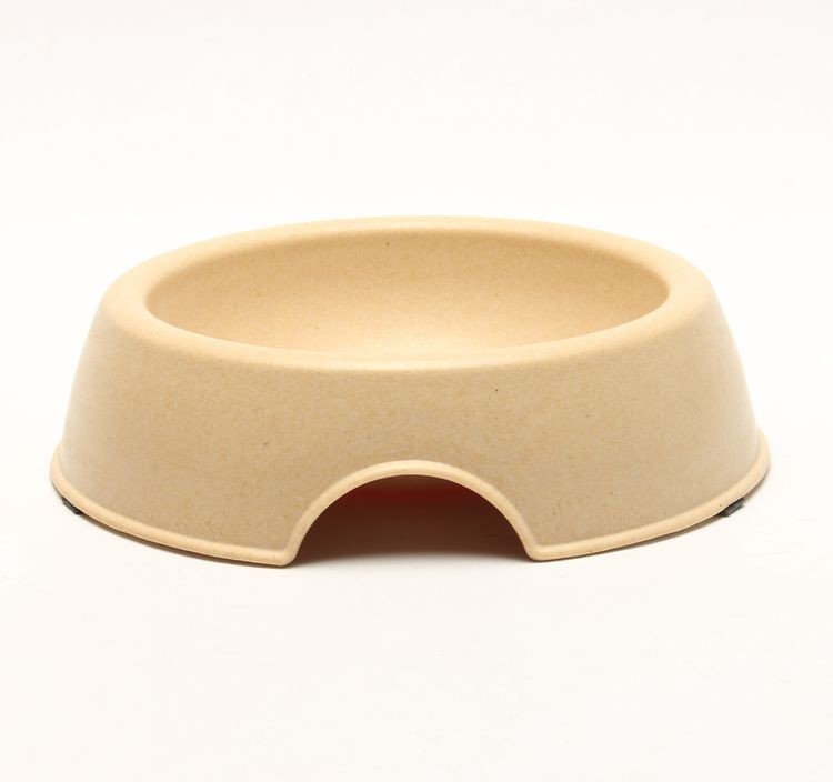 Eco - Friendly Bamboo Pet Products Bowl / Custom Dogs Cat Feeding Bowls
