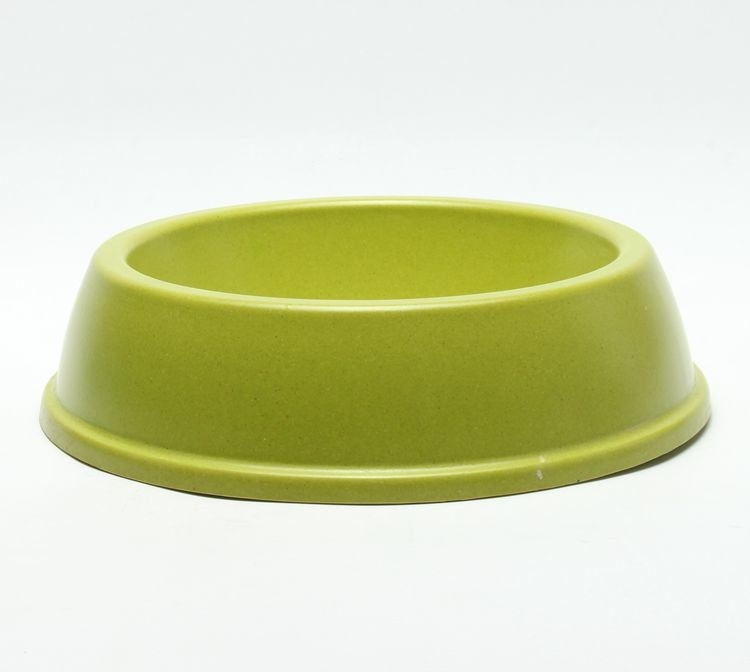 Blue Commercial Bamboo Pet Bowl , Non - Skid Bamboo Dog Feeder Oem Service