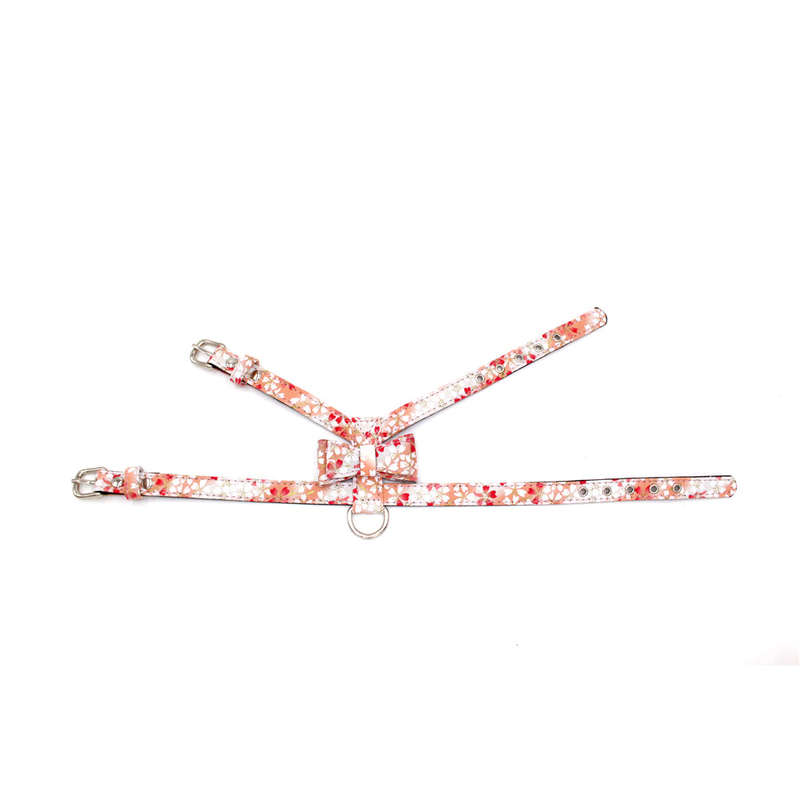 Christmas style easy walk dog harness reversible