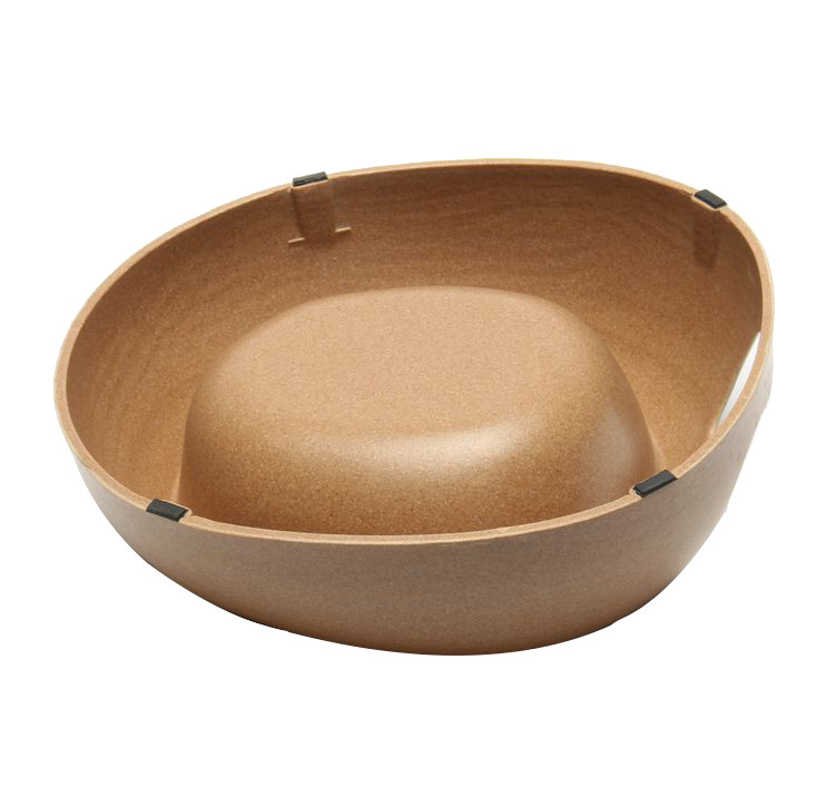 High Polish Finish Bamboo Pet Bowl Bamboo Dog Feeder With Non Skid Design